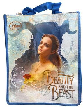 Disney Beauty and the Beast Shopper Bag - Blue/Gold/Red